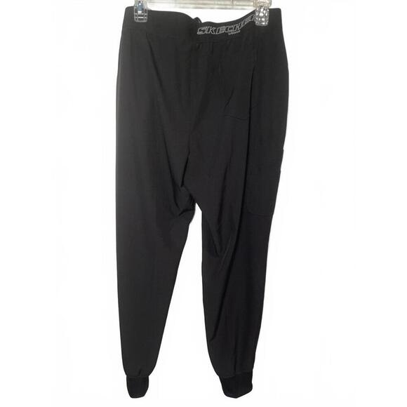 Skechers by Barco Scrub Pants Women's Large Black Vitality Collection Sporty - Picture 6 of 9